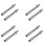 8 PCS Silber Aluminiumlegierung Kreide Keeper Holder 1