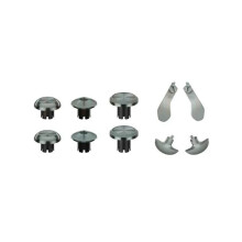 Metalljoystick-kit för PS5-spelkonsol, joystick-bakpaddlar, triggers, knappar för PS5 DualSense-kontroll