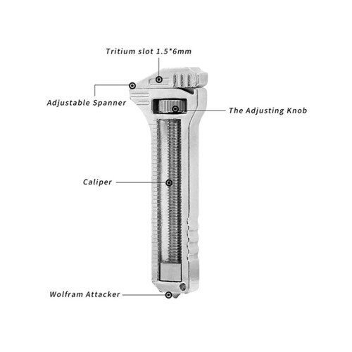 5-piece multi-tool wrench set, compact multi-tool, multi-tool for everyday preparation, multi-tool keychain 1