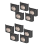 Corner connectors for double wire fences, 10 pieces - mesh panel connectors 1