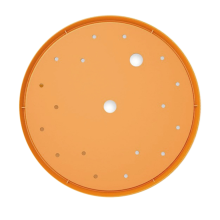 Rund växtinsats, 33 cm orange växtinsats, plastskiva