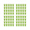 80 paper cups (9 oz) - Solid color birthday party tableware catering (green) 1
