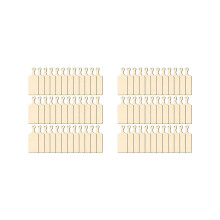 72X Houten snijplank met handvat, onbehandeld hout, snijplank voor slagers, snijplank zonder handvat,