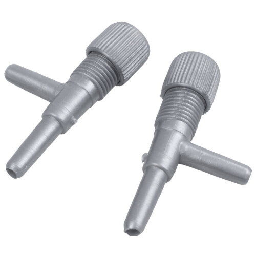60 pcs. Aquarium Fish Oxygen Air Hose Flow Control Valve Grey 1