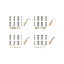 80 tuning nails and 80 rivets with L-shaped tuning key for lyre harp, small harp, musical string instrument