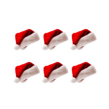 6X Christmas Hat Christmas Hat Christmas Costume Dress Plush Thick Christmas Hat Adults