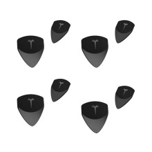8x TOM 2-in-1 unieke gitaarpickjes, geschikt voor harmonische klanken en slides, met een dikte van 0,38