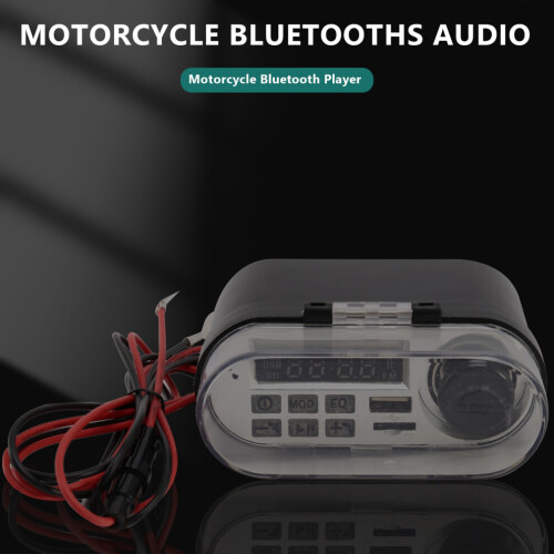 Motorrad-Audiosystem, wasserdicht, Bluetooth, TF, MP3-Musikplayer-Kit 1
