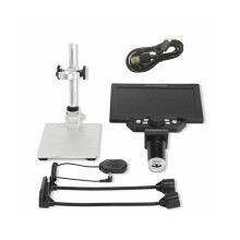7-inch LCD digitale microscoop, 1200x zoom, 12 MP hoge resolutie voor solderen en inspectie van printplaten,