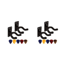 8x Guitar Hanger, Wall Mount, Non-Slip Mount, Stand for Guitar, Ukulele, Violin, Bass Guitar, Instrument Accessories