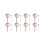 8x Kinder-Schlagzeug-Lollipop-Trommel, 6 Zoll 1
