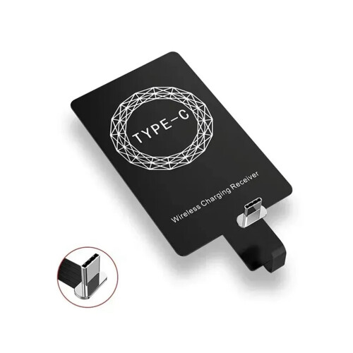 6X Wireless Charging Receiver Type C, Fast Wireless Charging Adapter Type C for , for , for 2