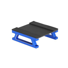 Displaywerkstandaard, montagestation voor 1/28 RC-auto's, modelautoreparatiestandaard, blauw