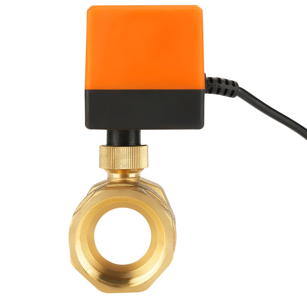 Brass Motorised Ball Valve Ac 220V Dn40 7055741238703