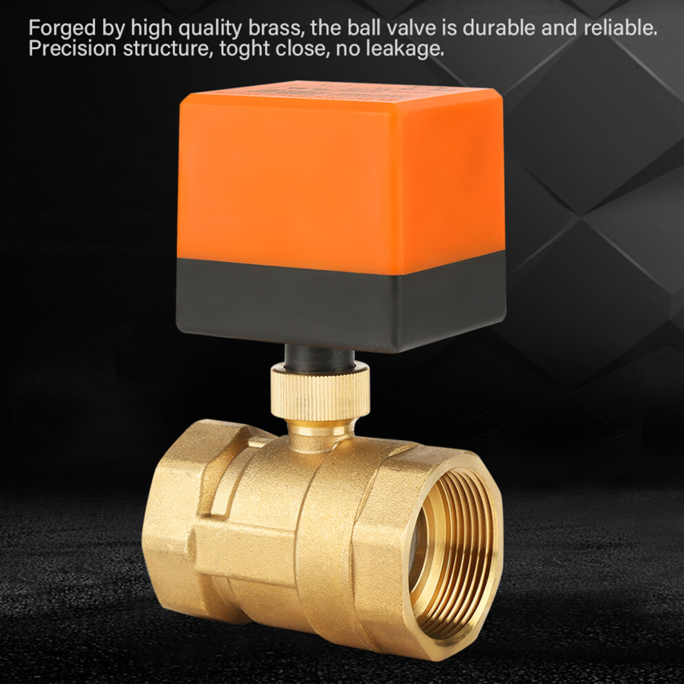 Brass Motorised Ball Valve AC 220V DN40