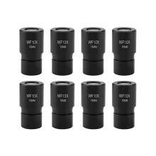 8X Mikroskop Okular Linsen, DM-R001 WF10X 16 mm Okular für Die Biologische Mikroskop Okular Montage 23,2 mm mit Einer Skala Von 0,1 mm