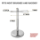Razor stand with brush holder, high-performance razor holder A 2