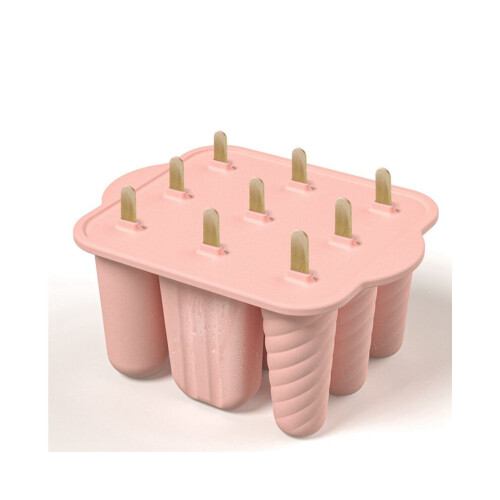 Silikon-Eisformen mit 9 Mulden, selbstgemachter Eisformer mit 50 Stück 2