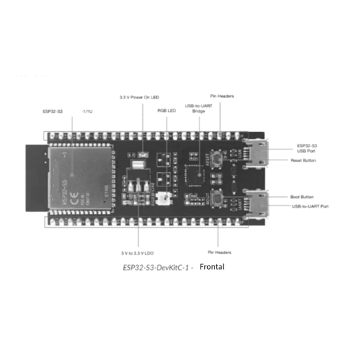 ESP32-S3-DevKitC-1 Development Board Module No Welding Required 1