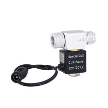 CO2-magneetventiel voor aquariums, 12V, automatische lage-temperatuurregeling, waterdicht, dubbele regelaar