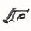 Motorcycle stand, labor-saving, foldable, wheel chain cleaning 2