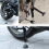Motorcycle stand, labor-saving, foldable, wheel chain cleaning 3