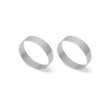 Taartvorm van roestvrij staal, ring, taartjes, cakes, moussevormen, koekjes, gebak, ronde uitsteker,