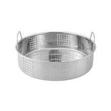 Stainless Steel Steamer Basket, Thickened Food Steamer Basket for Steaming Dim Sum Dumplings, Bread Rolls, Vegetables, Meat, Fish, Rice