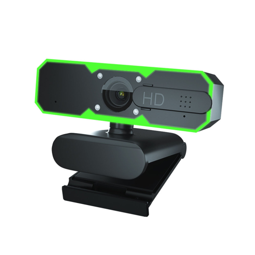 Fill Light Webcam Mikrofon Gaming USB Kamera 60Fps Dator 1080P 1