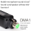 Rechargeable dynamic microphone preamplifier with LCD screen, 12dB-39dB 4