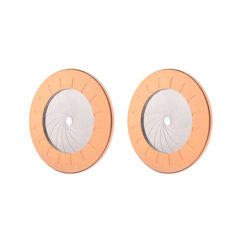 Adjustable ruler for drawing circles, professional drawing tool for round circles, measuring ruler (2 pieces)