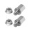 Bicycle hub coupling adapter, M10x1.0 thru axle adapter, universal bicycle trailer coupling connector 1