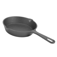 Cast iron non-stick frying pan for gas and induction hobs, egg pan, cake pot, kitchen tools, cookware, 14cm