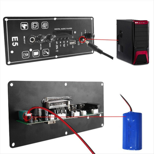 Bluetooth-audioversterker van 15 W met draagbare FM- en Bluetooth-luidspreker