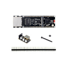 ESP32-S3 Ethernet-utvecklingskort med PoE-modul. Stöder Wi-Fi PoE, plattbelastning med dubbla kärnor