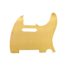 Gouden 8-gaats Telecaster slagplaat, metalen slagplaat als vervanging voor de standaard Telecaster slagplaat.