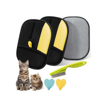 Handschuh zur Tierhaarentfernung, Handschuhe zur statischen Entfernung von Tierhaaren, wiederverwendbar,