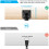 Table mounting clamp with headset hook for microphone suspension boom 2