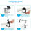 Table mounting clamp with headset hook for microphone suspension boom 4