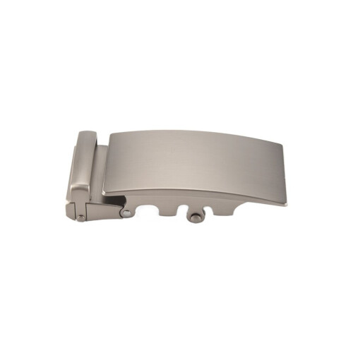Men's Fixed Buckle Automatic Ratchet Leather Belt Buckle