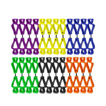 Handschuhclips für die Arbeit, 24 Z-Förmige Clips in Großpackung für Werkzeuggürtel und Schutzhelme, Bauhandschuhe, Fallschutz