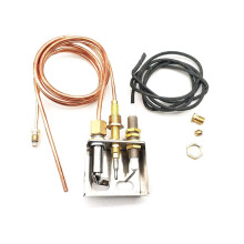 Gasthermoelement von Health Gear, M8-Gewinde, Thermoelementsonde für Gasheizungen, Holzkohlepfannen,