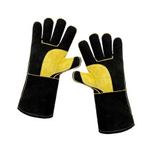 Hitzebeständige Grillhandschuhe, Langärmelige Grillhandschuhe, Schweißhandschuhe