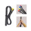 Golf swing trainer, practice rope, elastic posture correction rope, black 2