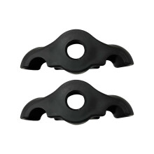 Foot pads for cycling training, shock-absorbing snap rocker feet for indoor cycling, rocker foot adapters