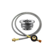 Gas adapter for outdoor stoves, split stove converter, gas tank adapter for camping, cooking, picnics, camping equipment