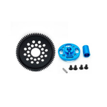 Voor Tt02 Tt02D 1/10 modelauto hogesnelheids metalen tandwielset (68T) 54500 aluminium set Rz007