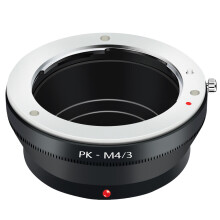 PK-M4/3 Adapterring für PK-Objektive an 4/3 M43 Kameragehäuse für OM-D E-M5, E-PM2, E-PL5, GX1, GX7,