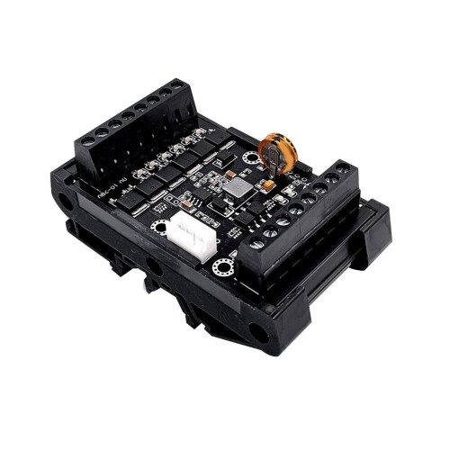 FX1N-14MT PLC industrial control board + housing PLC module analog input / output with guide rail delay relay module