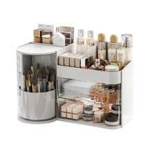 Cosmetic storage box for the vanity, large capacity, drawer unit for skincare products such as lipstick and lotion C